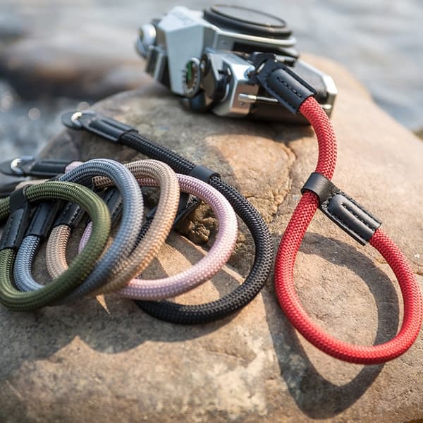 Klätterrep Kamera handledsrem SLR Kamera Slitstarkt Armband Grå