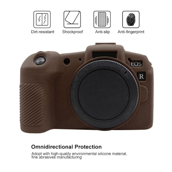 Mjukt silikonfodral för Canon EOS RP Kaffe