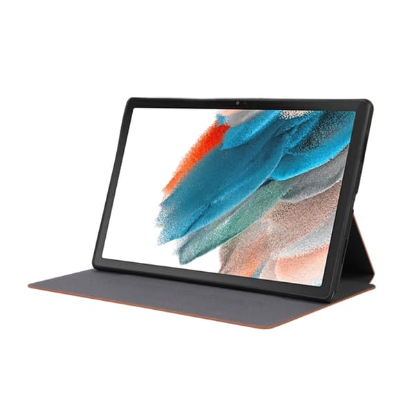 Samsung Galaxy Tab A8 Skyddande läderfodral Brun