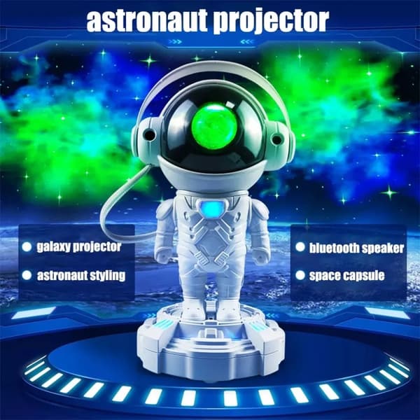 W-4 Basic utan högtalare Astronaut Star Projection Lamp Atmosfärljus