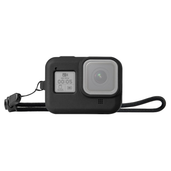 Silikonfodral med handledsrem för GoPro HERO8 Black Svart