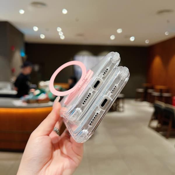 iPhone 16 Pro Drömland Transparent MagSafe Skal Mörklila