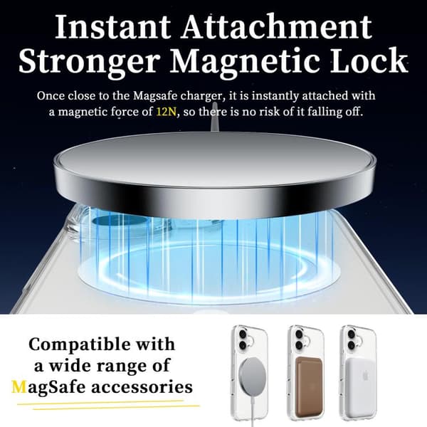 iPhone 17 Skal - Scratchproof PC Hybrid TPU med MagSafe