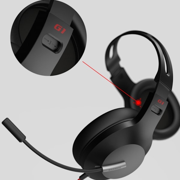 Edifier HECATE G1 Standard Edition Trådbundet Gaming Headset med Brusreducerande Mikrofon grå