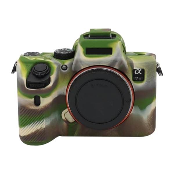Mjukt silikonfodral för Sony A7III / A7S3 / A7RIII / A7SIII Kamouflage