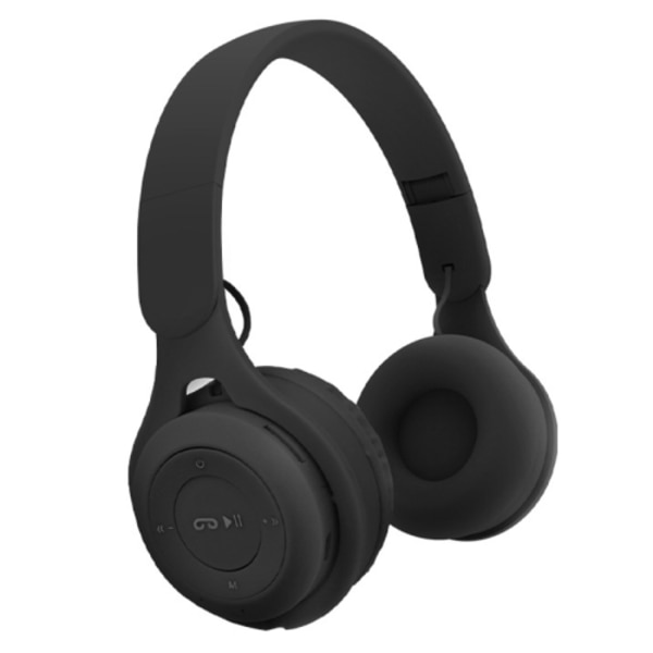 M6 Trådlöst Bluetooth-headset Fällbart Gaming Stereo-headset Med Mikrofon Svart