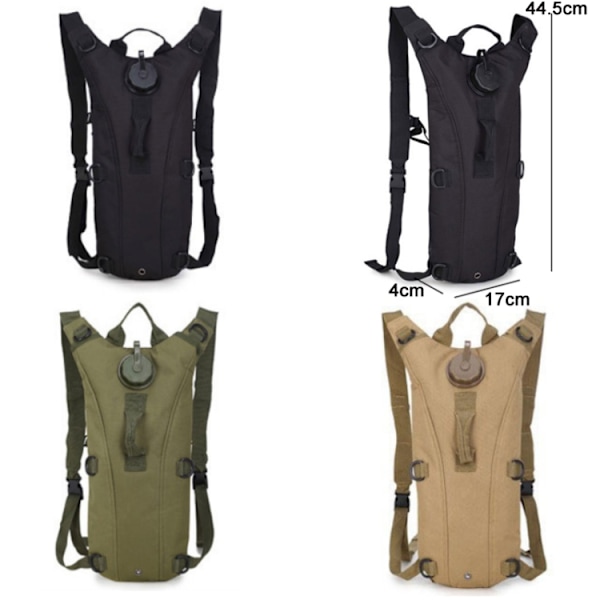 3L Utomhus Cykling Bergsklättring Vattenpåse Duffel Ryggsäck CP kamouflage