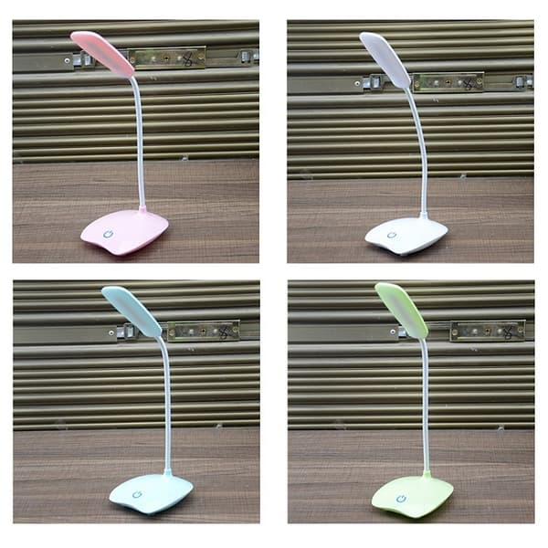Ögonskydd Sovrum Sängbord LED Bordslampa (Vit)