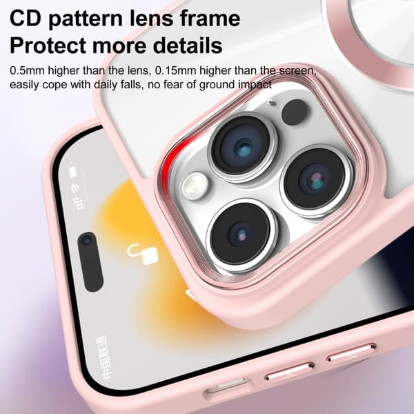 iPhone 16 Pro Glaring CD Textur MagSafe Skal Svart
