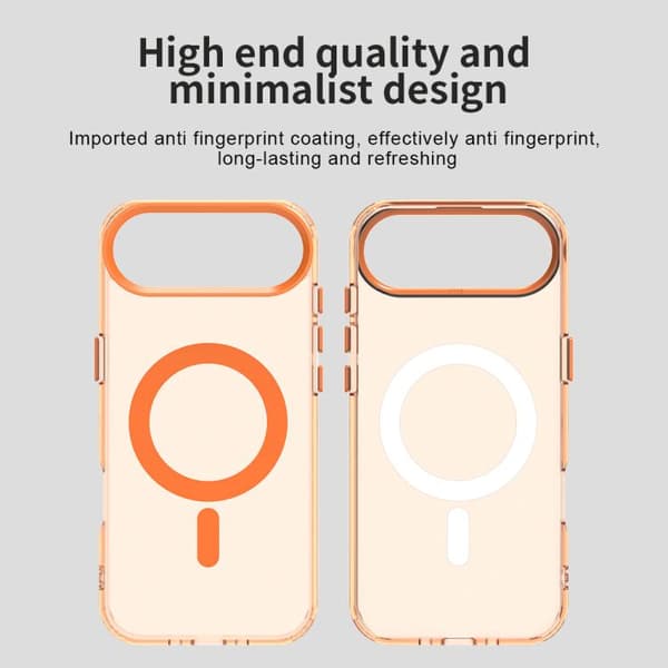 iPhone 17 Air Skal - Candy Magsafe PC Hybrid TPU Orange