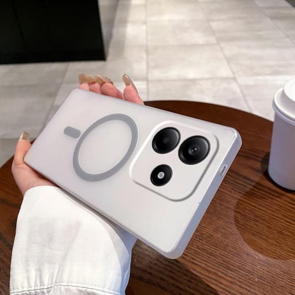 Redmi Note 14 4G - Finhål Isdimma MagSafe PC Mobilskal Titangrå