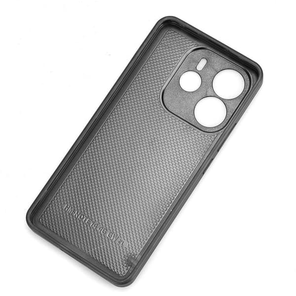 Redmi Note 14 4G - Korthållare i Läder med Ko-mönster Blå