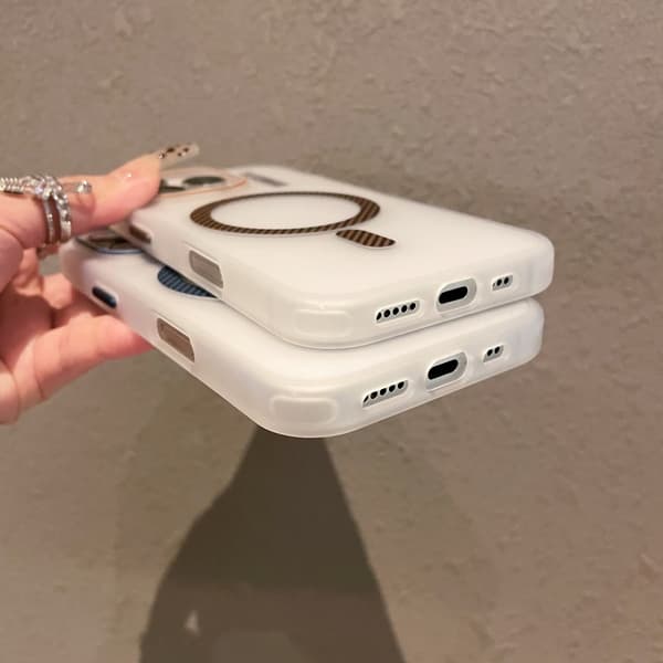iPhone 16 Pro Crystal Skin Feel MagSafe TPU Skal Rosa