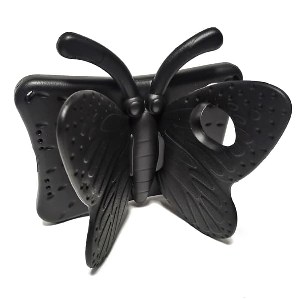 iPad mini 6 / mini 2024 Skal med Butterfly Bracket EVA Stötsäker Design Svart