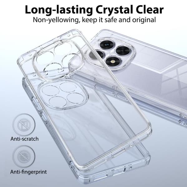 Redmi Note 14 Pro+ 5G - Repeterande Scratchproof Akryl TPU Mobilskal