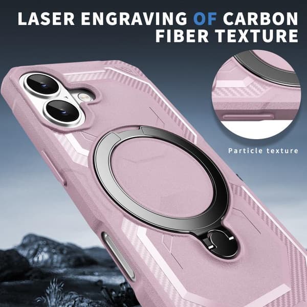 iPhone 17 Frosted MagSafe Skal Rosa