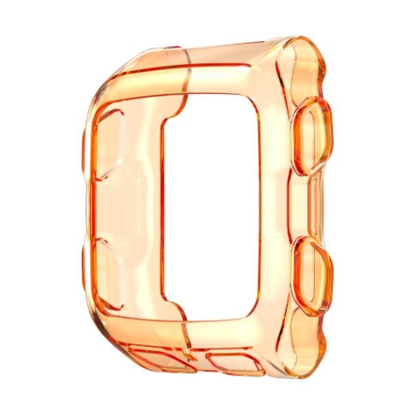 För Garmin Forerunner 920XT Smartwatch Cover TPU case Transparent orange