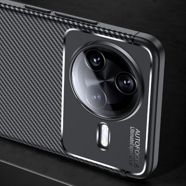 Redmi K80 Pro - Stötsäker TPU fodral med Kolfibertextur