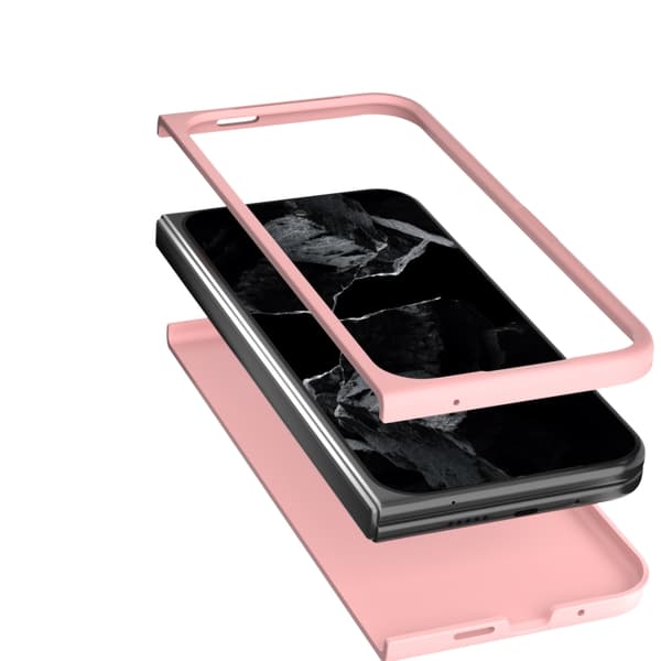 för Pixel 9 Pro Fold Skal - Slim och Skyddande PC Telefonfodral Rosa