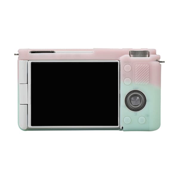 Mjukt silikonfodral för Sony ZV-E10 Rosa Grön