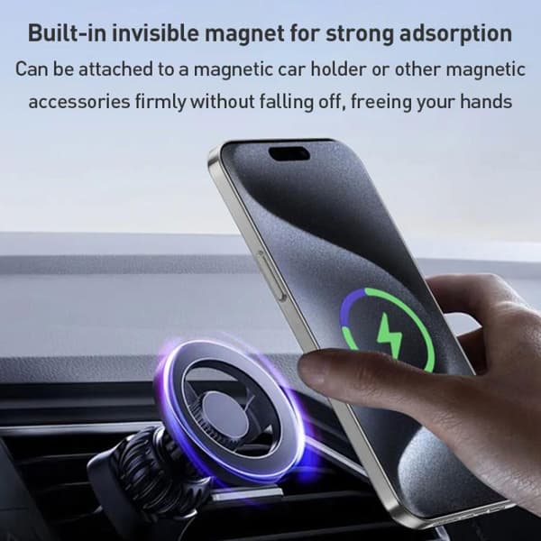iPhone 16 Pro Dazzling Akryl Stötsäker MagSafe Skal Rosa