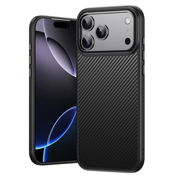 iPhone 18 Pro Max / iPhone 17 Pro Max Skal - Kevlarfiber - Stötsäker MagSafe