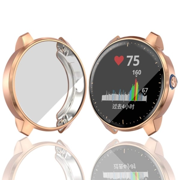 För Garmin Vivoactive 3 Music Version TPU case Rose Gold