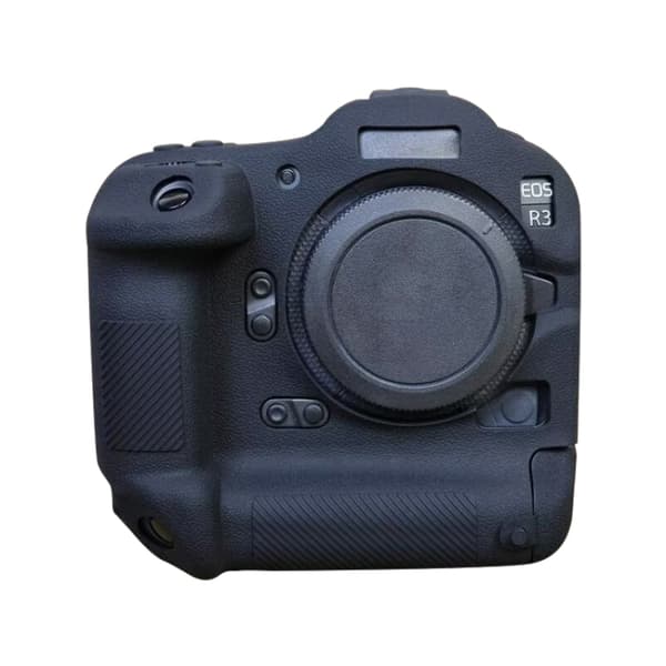 Mjukt silikonfodral för Canon EOS R3 Svart