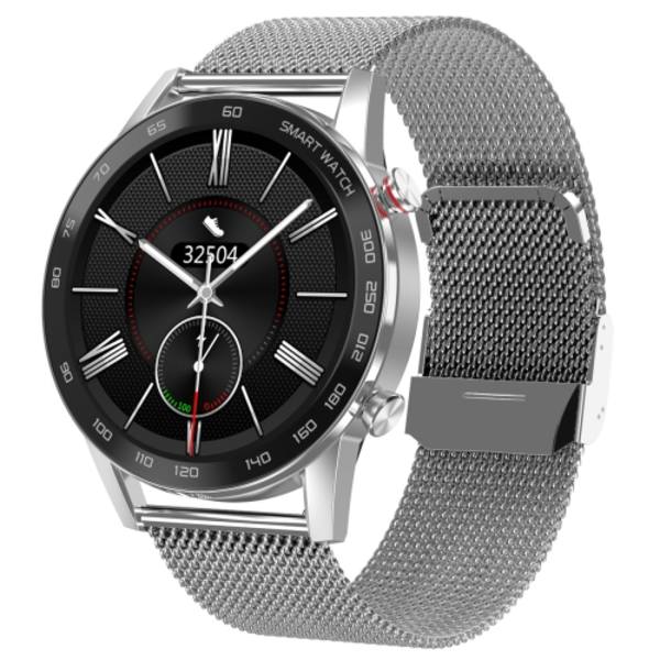 1,3 tums pekskärm Dual-mode Bluetooth Smart Watch Silver Milanese rem