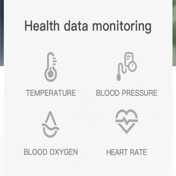 C6T 0,96 tums färgskärm Smart Watch IP67 Vattentät Blå