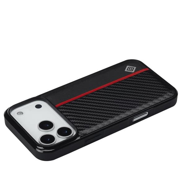 iPhone 18 Pro Max / iPhone 17 Pro Max Skal 3 - 1 Kolfiber Textur Stötsäker