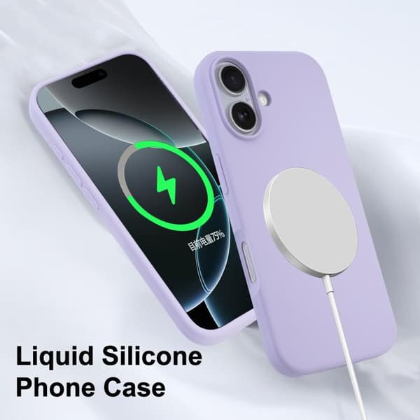 iPhone 16 Pro Max Liquid Silicone Full Coverage MagSafe Skal Djupgrön
