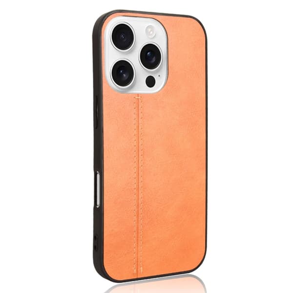iPhone 16 Pro Max Cow Pattern Skal - Unik och Stilig Mobilfodral för iPhone 16 Pro Max Orange
