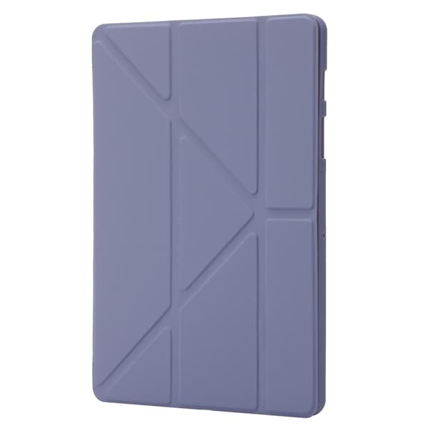 Samsung Galaxy Tab S8+/S7+ Silikonläderfodral Lila