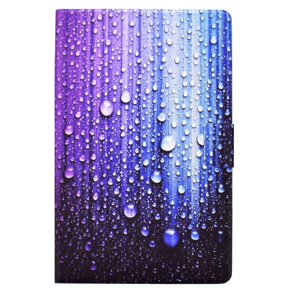 Samsung Galaxy Tab S6 Lite TPU Läderfodral Vattendroppar