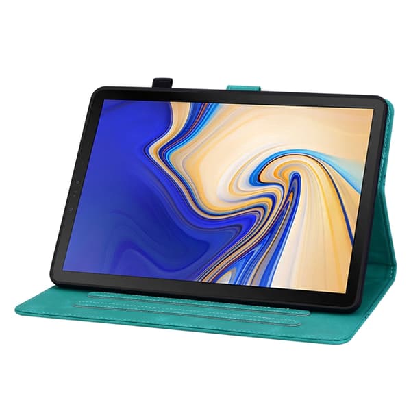 Samsung Galaxy Tab S4 10.5 SM-T830/T835 Lily Prägad Läderfodral Grön
