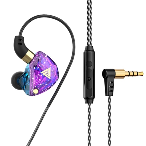 QKZ SK8 3,5 mm sport in-ear dynamisk HIFI-hörlur med mikrofon Färgrik