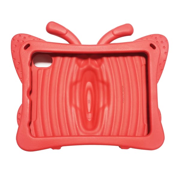 iPad mini 6 / mini 2024 Skal med Butterfly Bracket EVA Stötsäker Design Röd