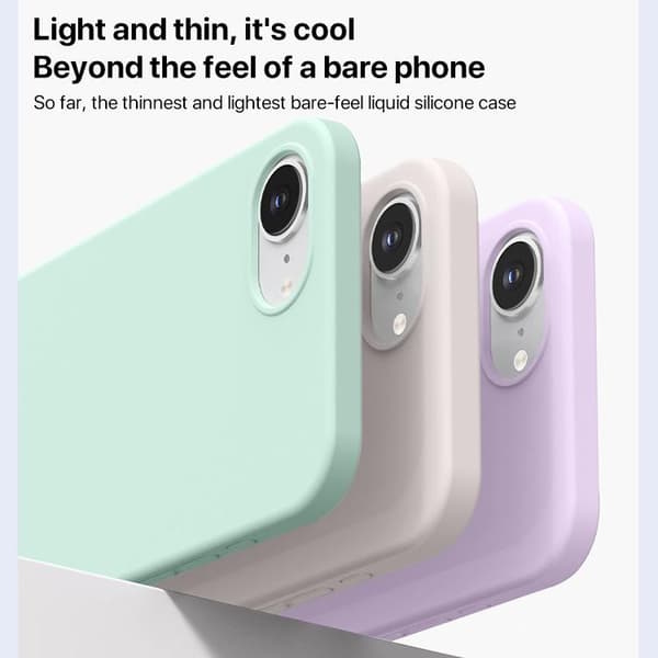iPhone 16 Pro Burom Cloud Sensing Ultra-tunn Flytande Silikon Full Coverage Skal Mambo Green