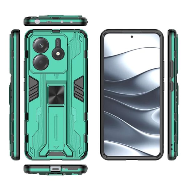 Redmi Note 14 5G Supersonic PC + TPU Mobilskal Grön