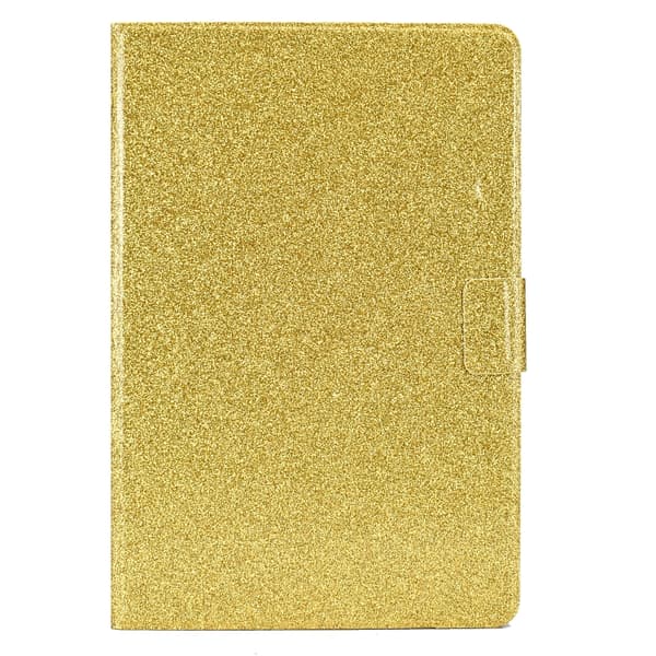 Samsung Galaxy Tab S8/S7 Smart Läderfodral med Glittrande Varnish Gul