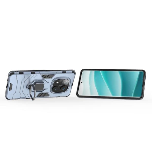 Redmi Note 14 Pro 4G Global - Stöttåligt PC + TPU Fodral Marinblå