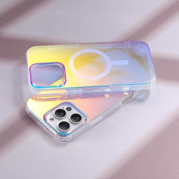 iPhone 16 Pro Lasergraverad Textur MagSafe Skal Vertikala ränder