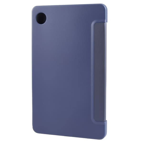 Samsung Galaxy Tab A9 / A11 Tri-fold TPU Läderfodral Mörkblå