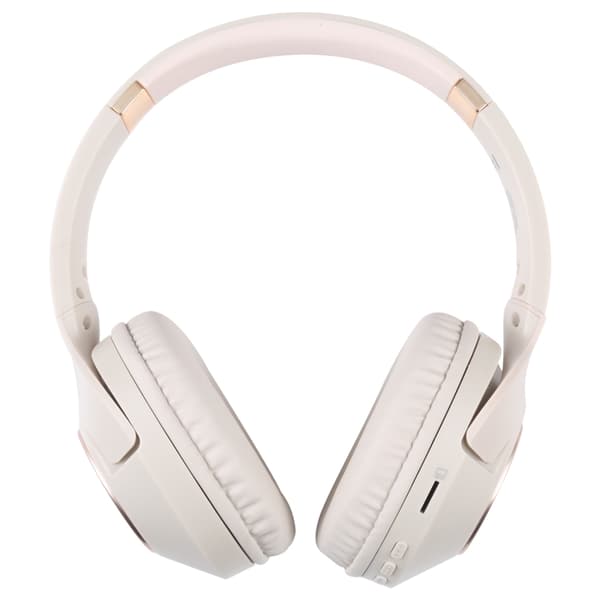 Mucro L36 hopfällbara Bluetooth-headset med SD-kortplats och förvaringslåda Vit