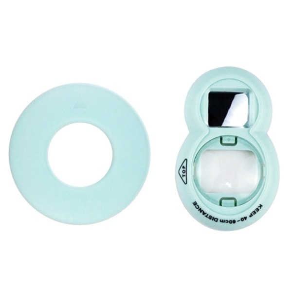 Mini digitalkameraobjektiv Selfie-spegel + extra cirkelset för FUJIFILM Instax Mini7+ Blå