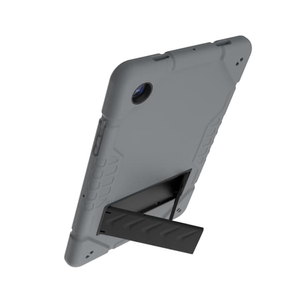 Samsung Galaxy Tab A8 Silikon Hybridfodral Grå Svart