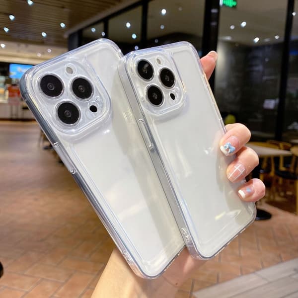 iPhone 18 Pro Max / iPhone 17 Pro Max Skal - TPU med Stötabsorberande Skydd Transparent
