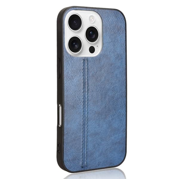 iPhone 16 Pro Max Cow Pattern Skal - Unik och Stilig Mobilfodral för iPhone 16 Pro Max Blå