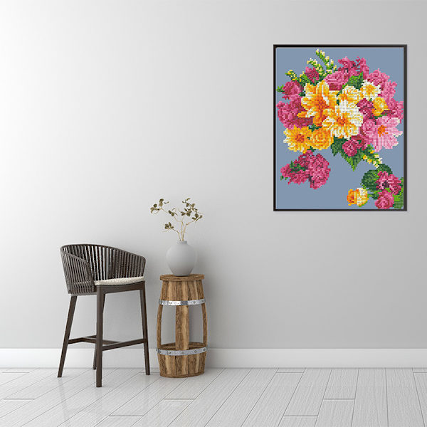 5D DIY Diamond painting - Blomma